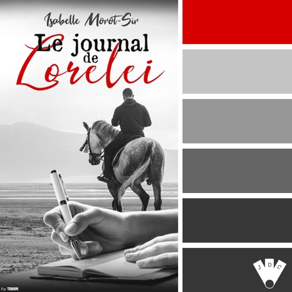 Color palette du livre "Le journal de Lorelei" d'Isabelle Morot-Sir