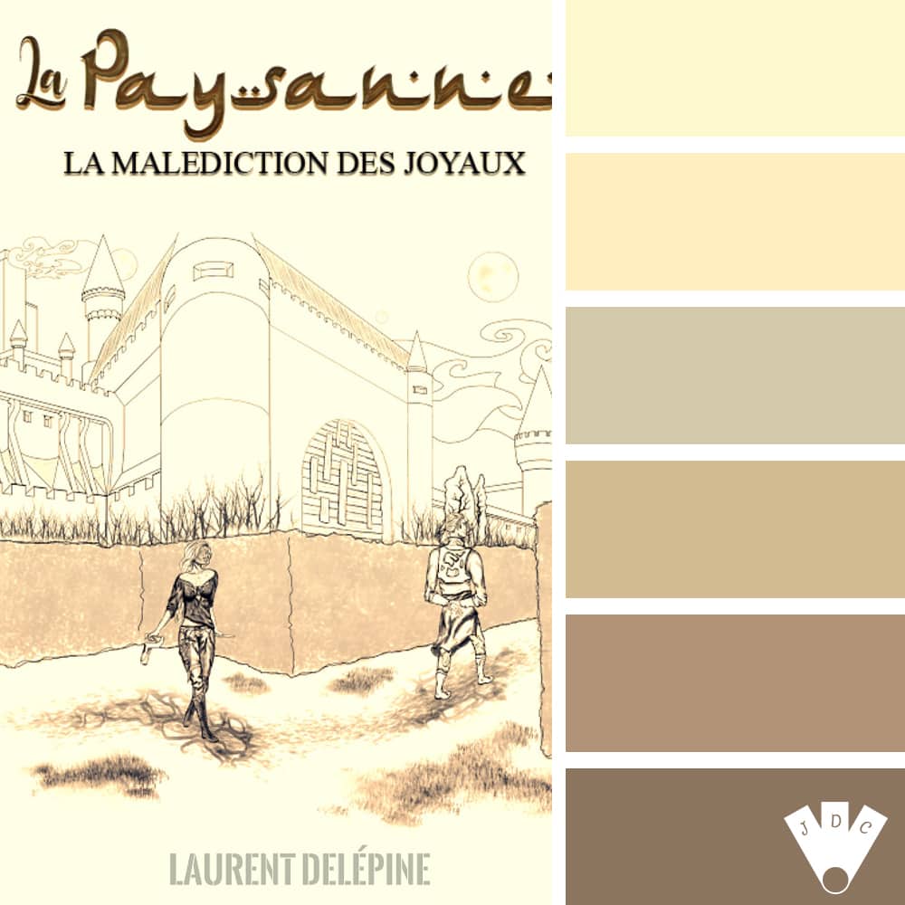 Color palette du livre "La paysanne" de l'auteur Laurent Delépine