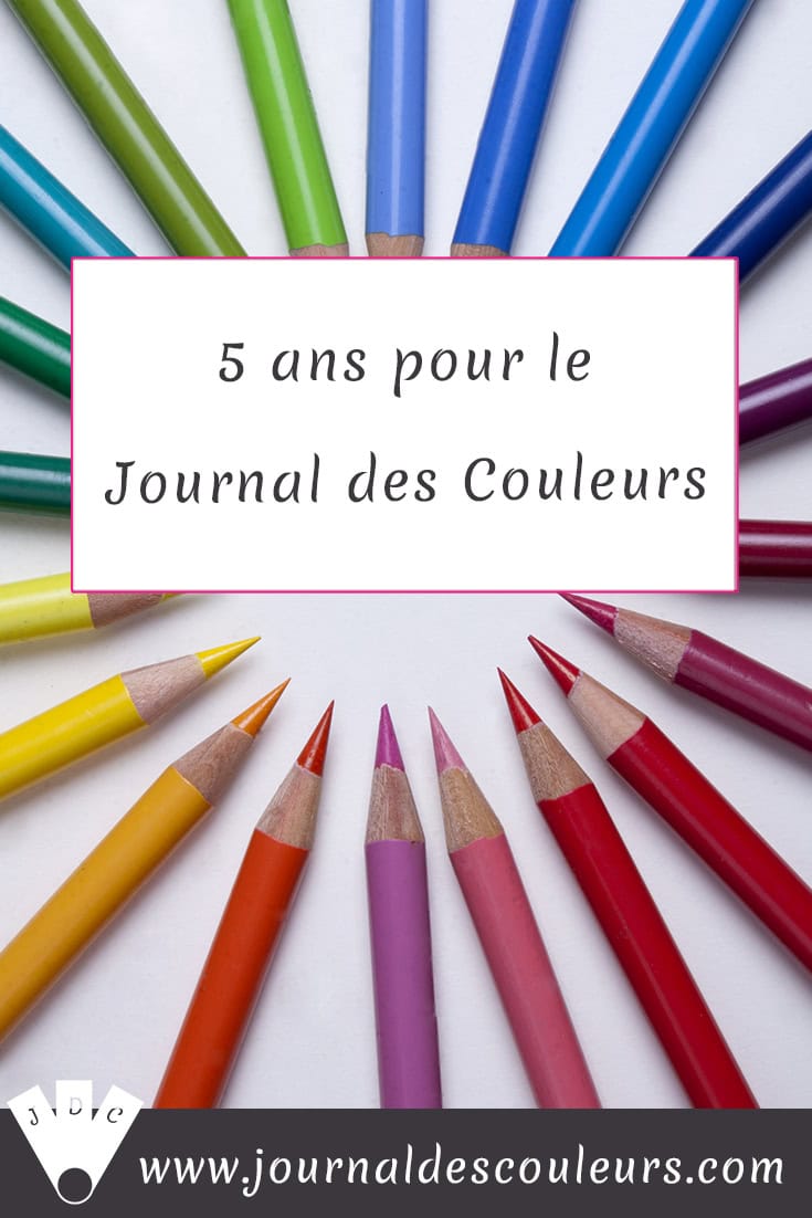 5 ans journal des couleurs